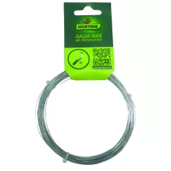   Nortene - Galvawire galvanizált dróthuzal ezüst 0,70 mm x 15 m