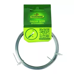   Nortene - Galvawire galvanizált dróthuzal ezüst 1 mm x 50 m