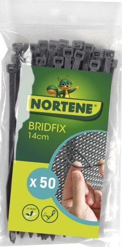 Nortene - BRIDFIX műanyag gyorskötöző szürke 14 cm