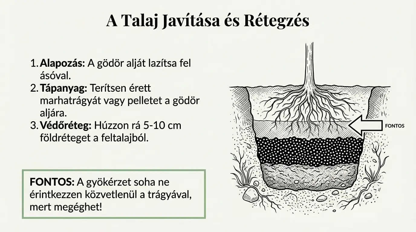 Gyümölcsfa ültetése trágyázás